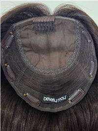 18" Midnight Cocoa Silk topper