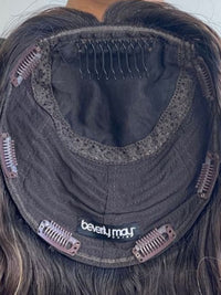 18" Buttery Blonde Layered Silk Topper