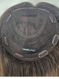 16" Neutral Light brown Silk Topper