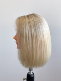 12” Platinum Blonde Lace Front Topper