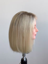 12” Platinum Blonde Lace Front Topper