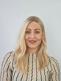 18" Natural Golden Blonde Silk Topper