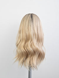 18" Natural Golden Blonde Silk Topper
