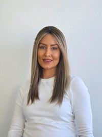 18" Soft mocha balayage lace front Topper
